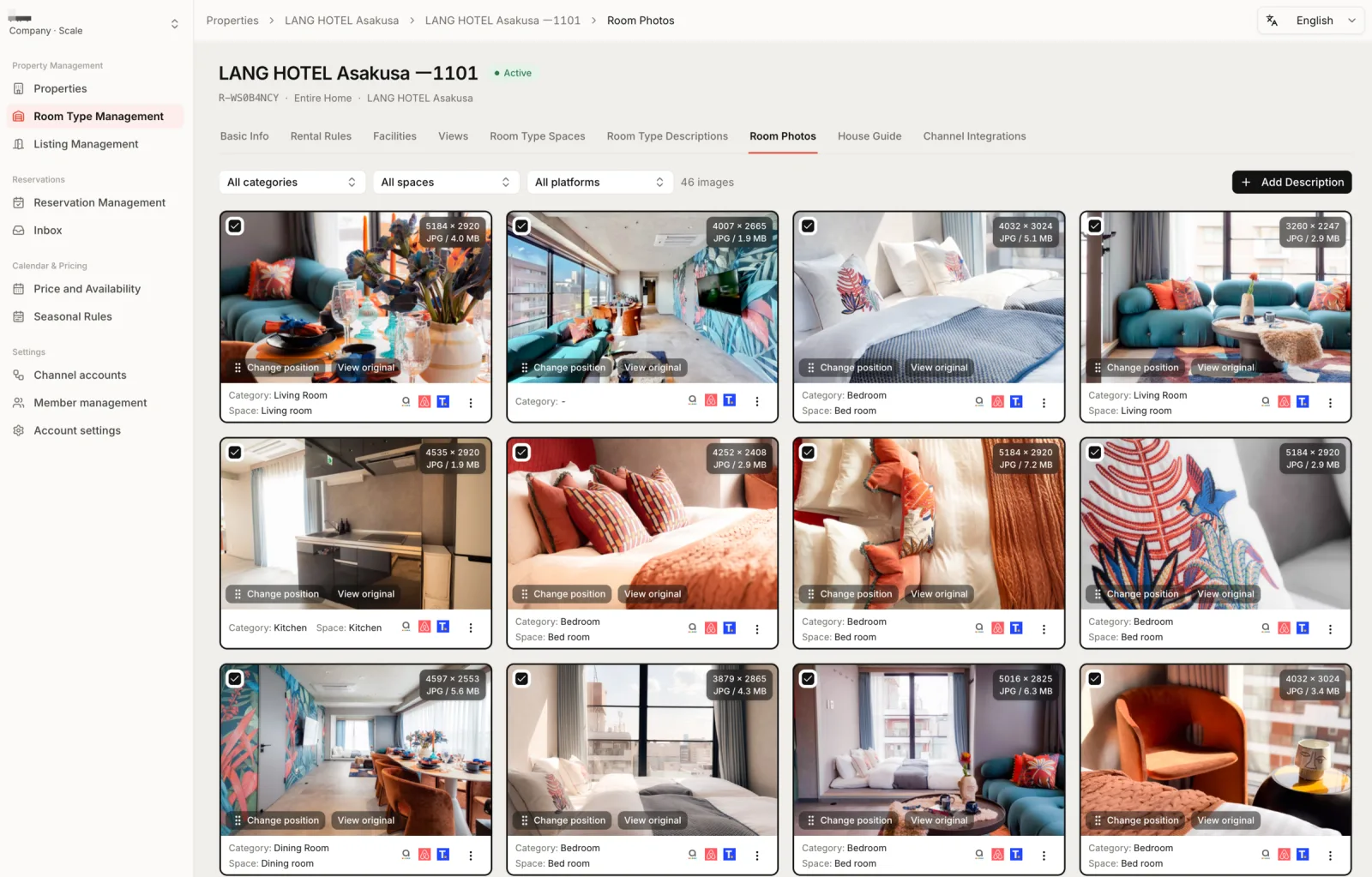 Direct connections to major booking channels